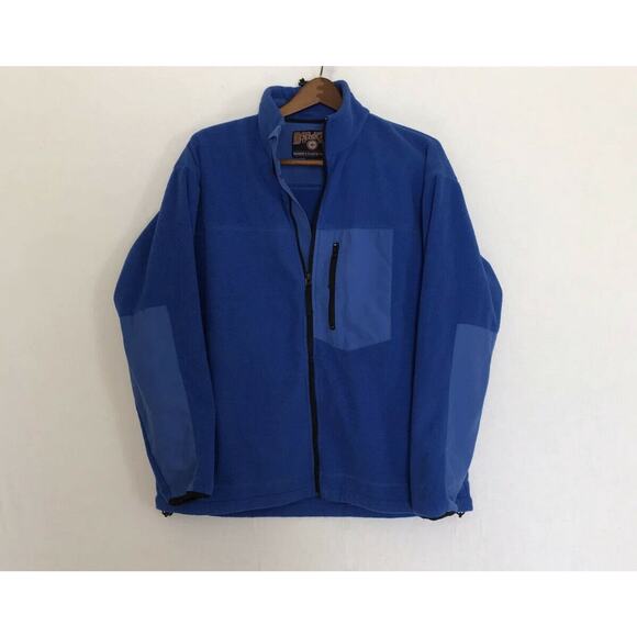 duluth trading fleece jacket large blue - Picture 1 of 5